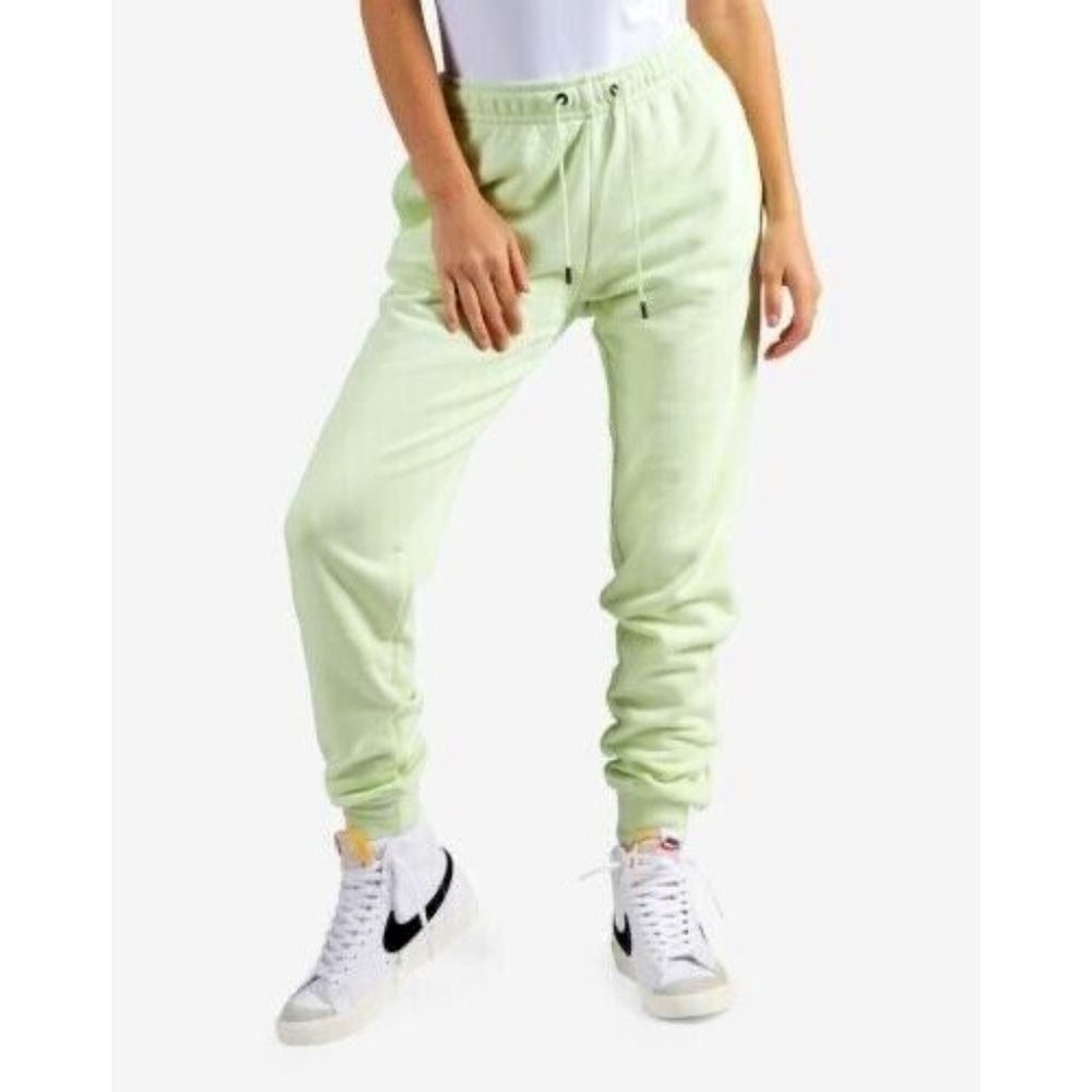 New Nike NSW Essential Fleece Joggers Pants BV4095-303 Women's Sz XL Lime Color